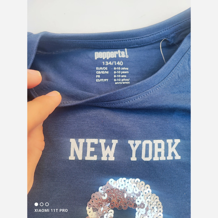 تیشرت باکسی پسرانه پیپرتس آلمان جنس 100 درصد پنبه یقه گرد آستین کوتاه