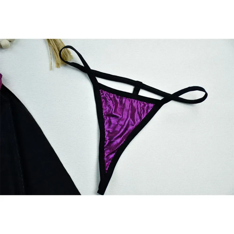 لباس خواب فانتزی زنانه مدل دیسکویی به همراه شورت لامبادا