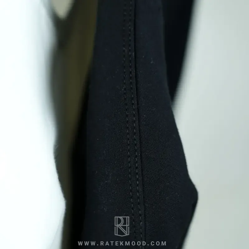 تیشرت باکسی ساده بیسیک مشکی و سفید دو نخ پنبه درجه یک