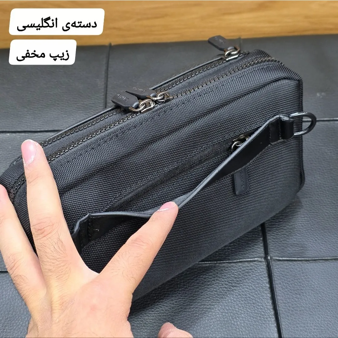 کیف دوشی دستی اسپرت کلوین کلاین پارچه برزنتی آب گریز سه کاره