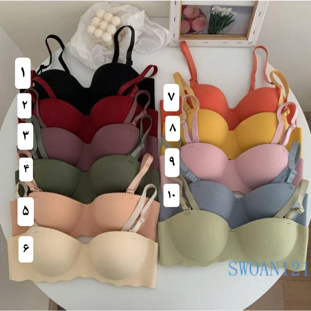 سوتین لیزری نیم کاپ جک دار کاپ A سایز 32 تا 38 رنگی
