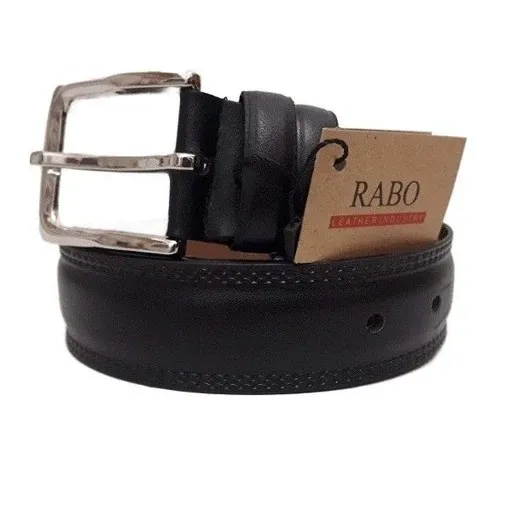ست هدیه کیف و کمربند مردانه چرمی رابو پشت چرم سوگو