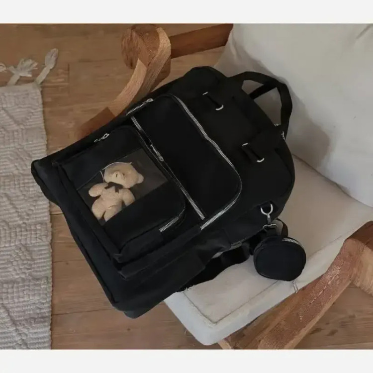 کوله دانشجویی چهار زیپه ضد آب و جادار